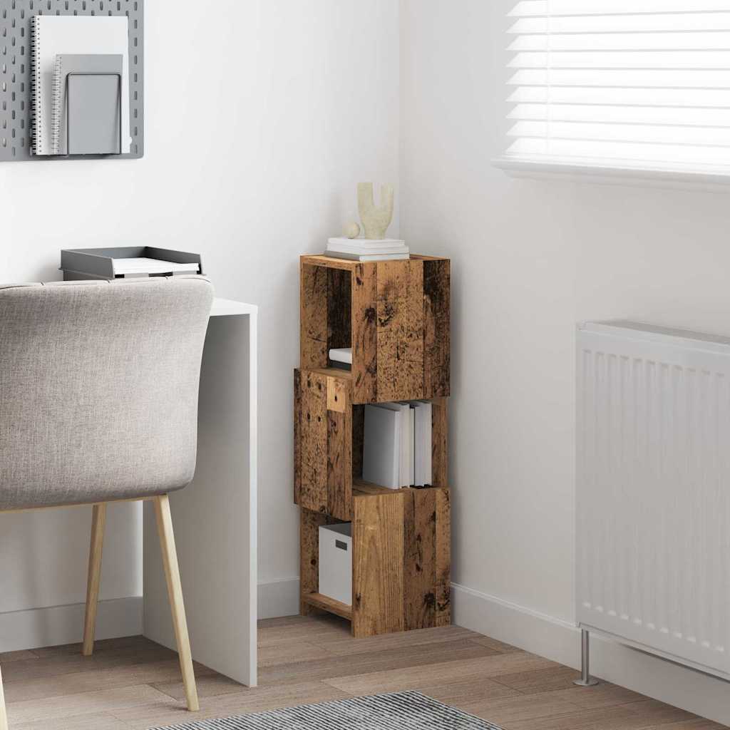 Dulap de colt Alb 25,5x25x80cm Lemn compozit — imaginea 5