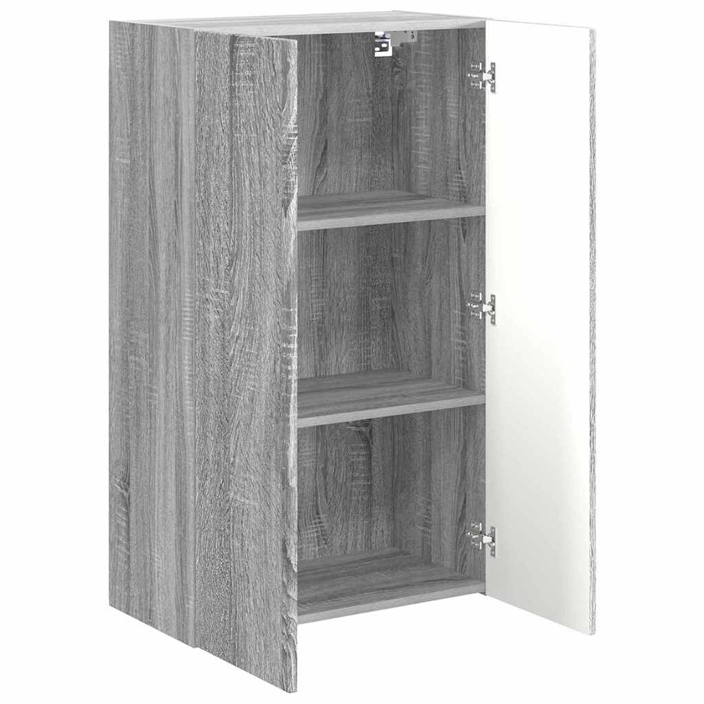 Dulap TV de perete Gri Sonoma 59,5 x 31 x 100 cm Lemn compozit — imaginea 6