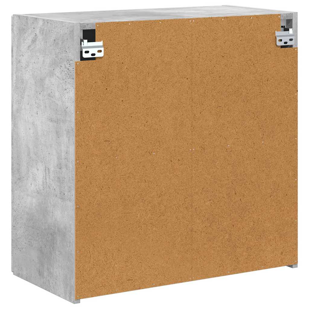 Dulap TV de perete Pe perete Gri din beton 59,5 x 31 x 60 cm — imaginea 9
