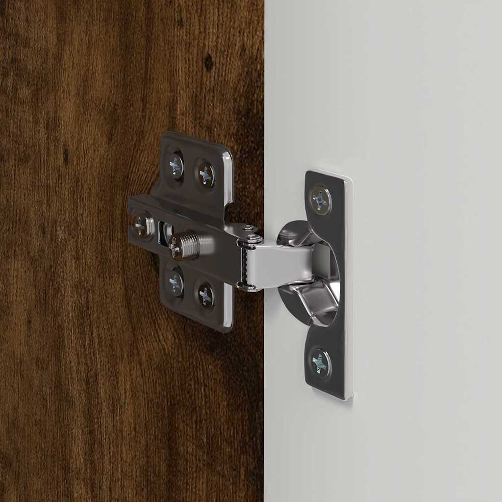 Dulap TV de perete 2 pcs Stejar fumuriu 30 x 31 x 100 cm — imaginea 11
