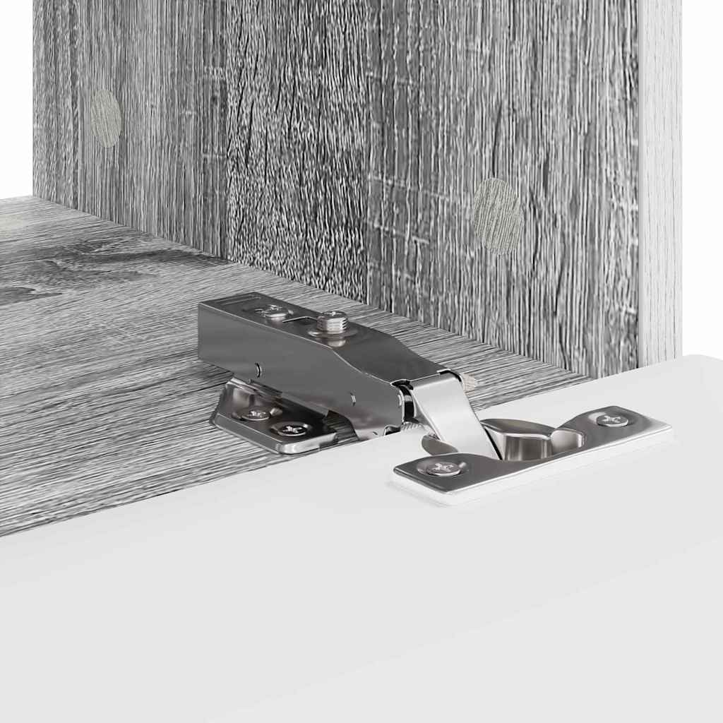 Dulap TV de perete Pe perete 2 pcs Gri Sonoma 60 x 31 x 29.5 cm — imaginea 12