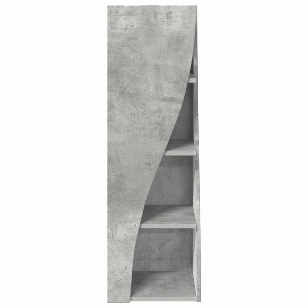 Dulap de colt Alb 32x32x102cm Lemn compozit — imaginea 6
