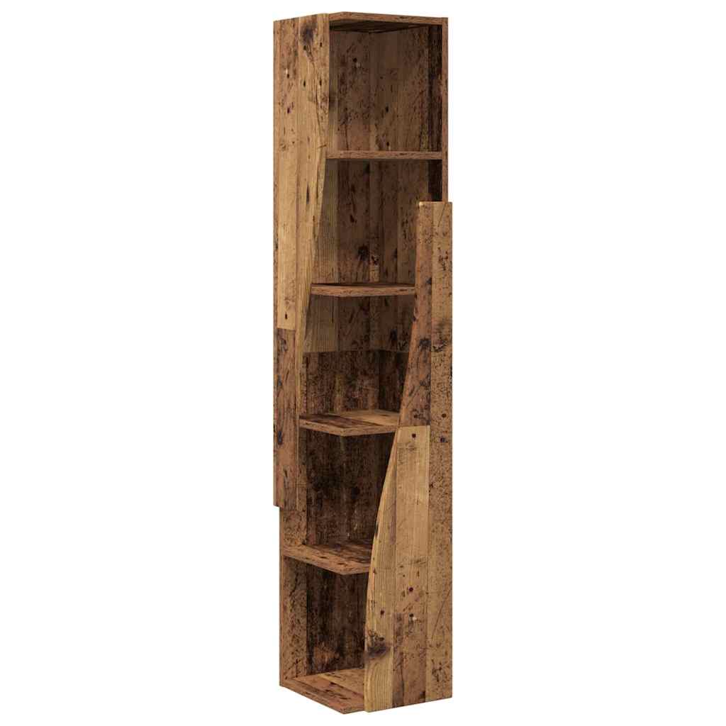 Dulap de colt Alb 27,5x27x140cm Lemn compozit