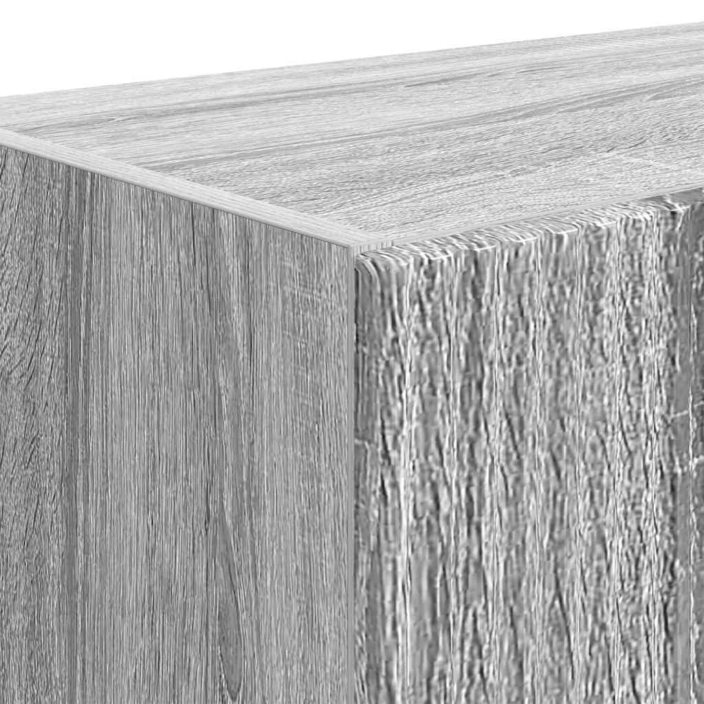 Dulap TV de perete Gri Sonoma 59,5 x 31 x 100 cm Lemn compozit — imaginea 10