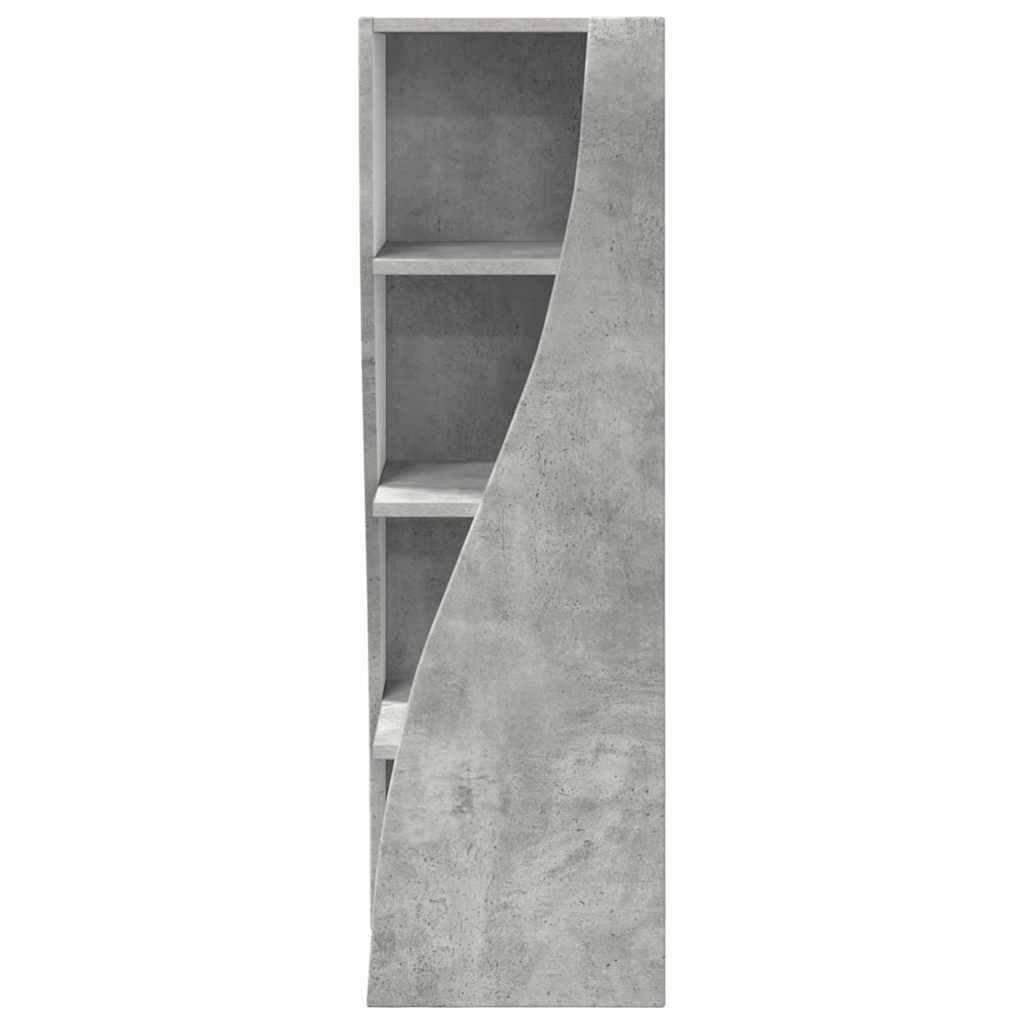 Dulap de colt Alb 32x32x102cm Lemn compozit — imaginea 7