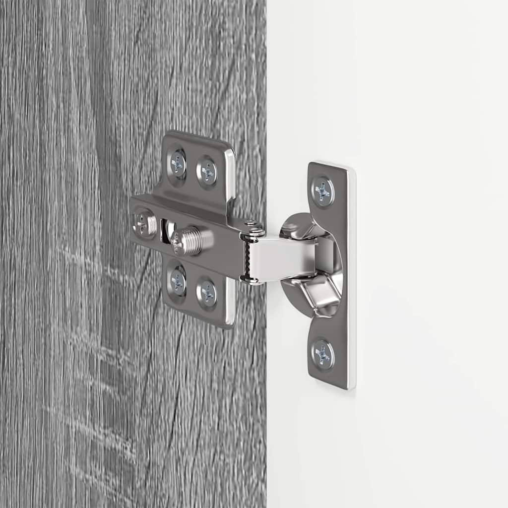 Dulap TV de perete Gri Sonoma 59,5 x 31 x 100 cm Lemn compozit — imaginea 11