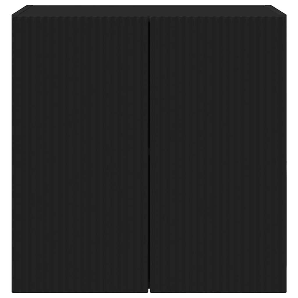 Dulap TV de perete Negru 59,5 x 31 x 60 cm Lemn compozit — imaginea 7