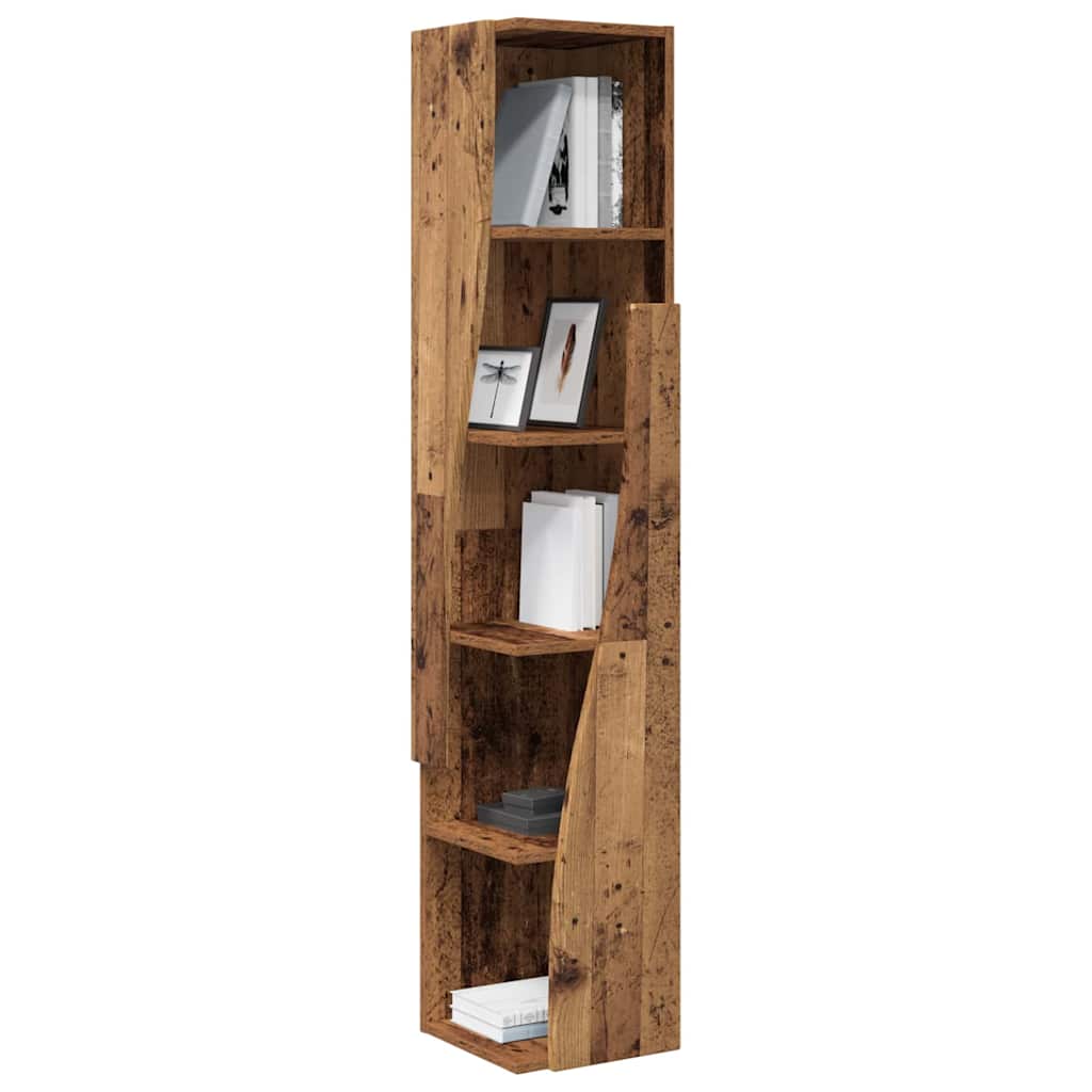 Dulap de colt Alb 27,5x27x140cm Lemn compozit — imaginea 4