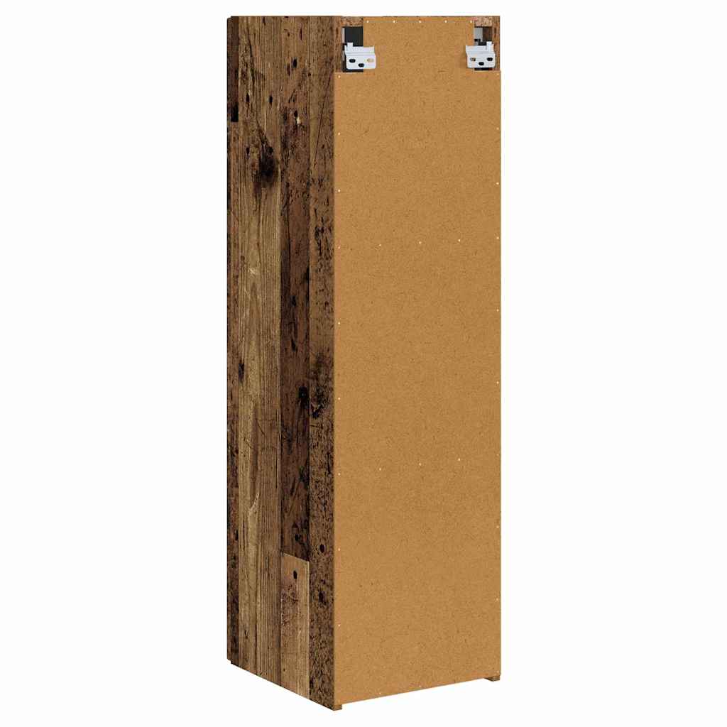 Dulap TV de perete Pe perete 2 pcs Lemn Vechi 30 x 31 x 100 cm — imaginea 3