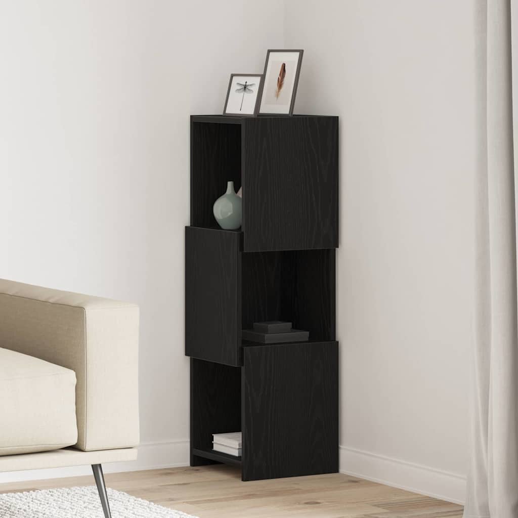 Dulap de colt Alb 30,5x30x95cm Lemn compozit — imaginea 2