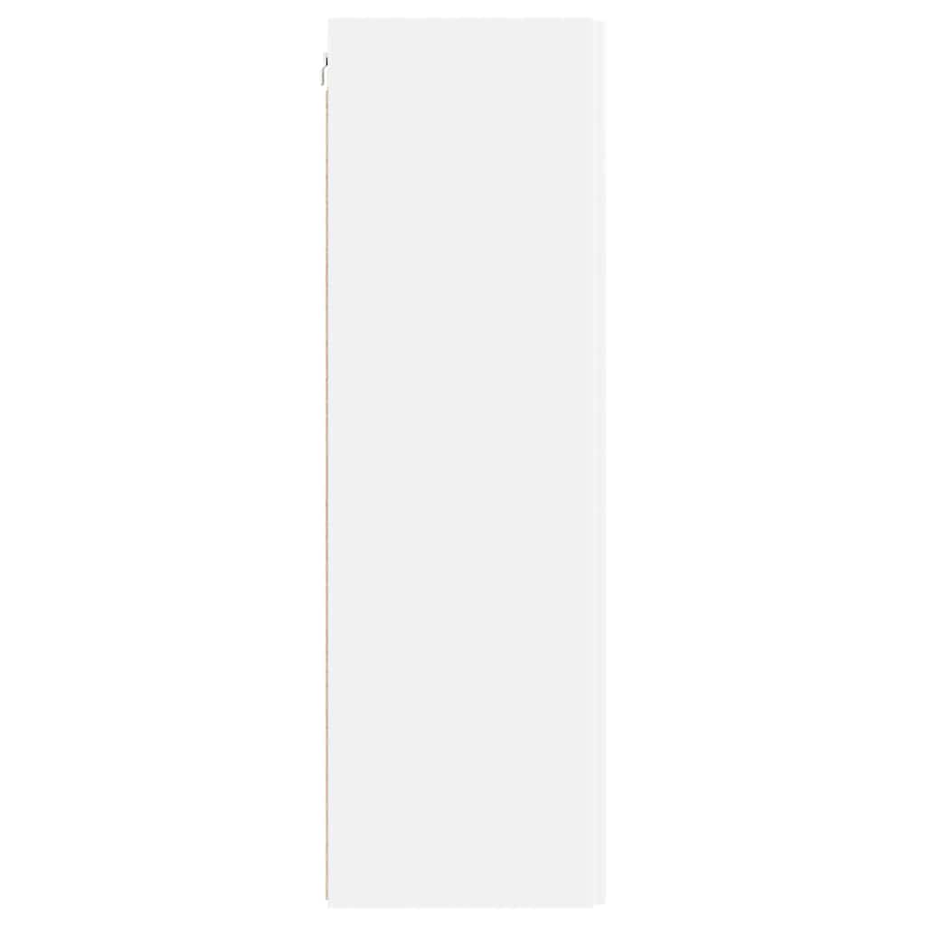 Dulap TV de perete 2 pcs Alb 30 x 31 x 100 cm Lemn compozit — imaginea 9
