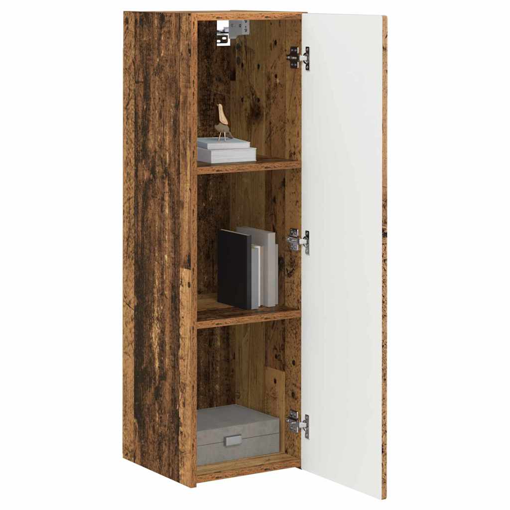 Dulap TV de perete Pe perete 2 pcs Lemn Vechi 30 x 31 x 100 cm — imaginea 4