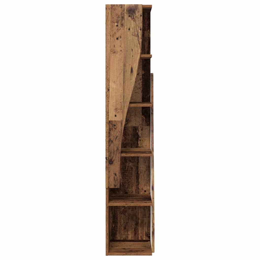 Dulap de colt Alb 27,5x27x140cm Lemn compozit — imaginea 6