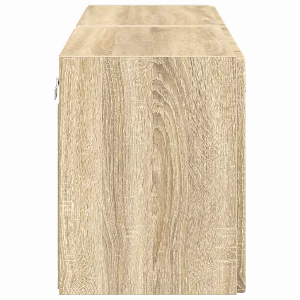 Dulap TV de perete 2 pcs Stejar Sonoma 59,5 x 31 x 40 cm — imaginea 8