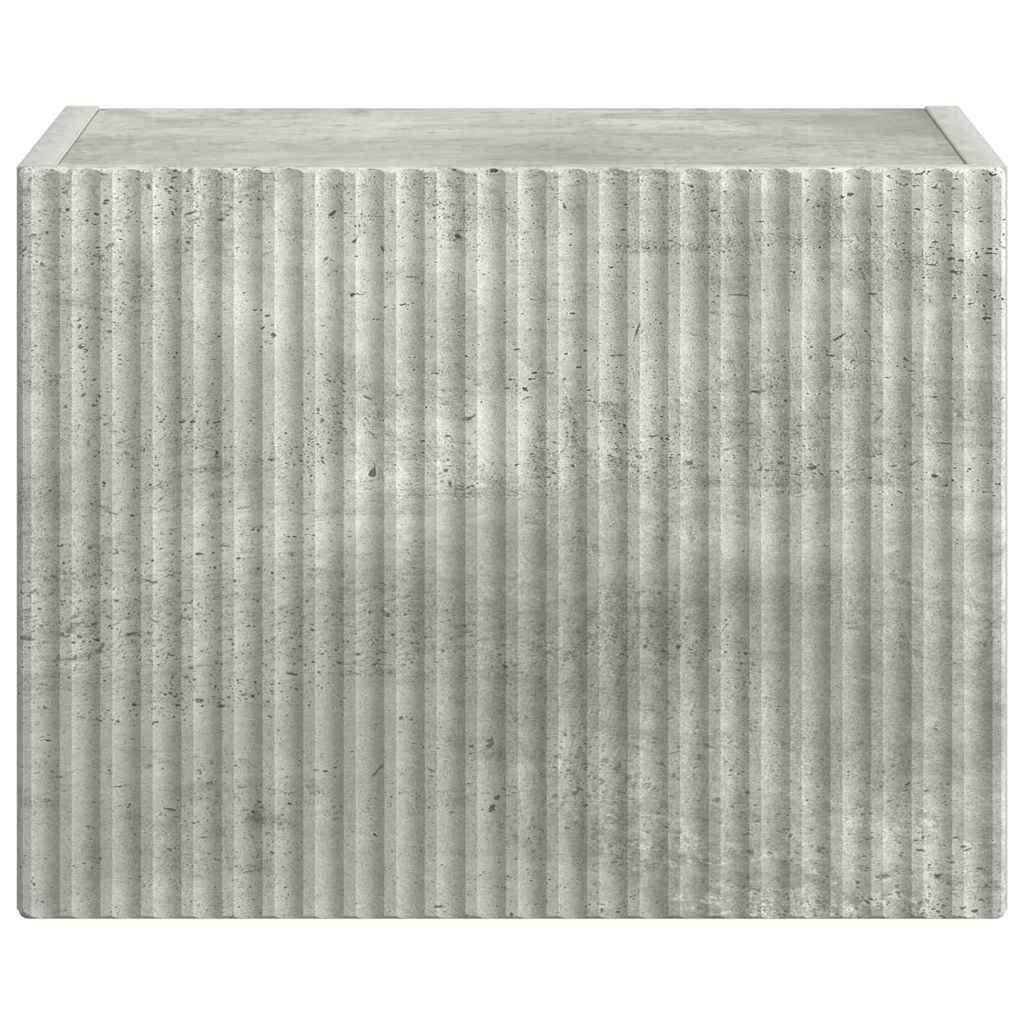 Dulap TV de perete Beton 60 x 31 x 29.5 cm Lemn compozit — imaginea 7