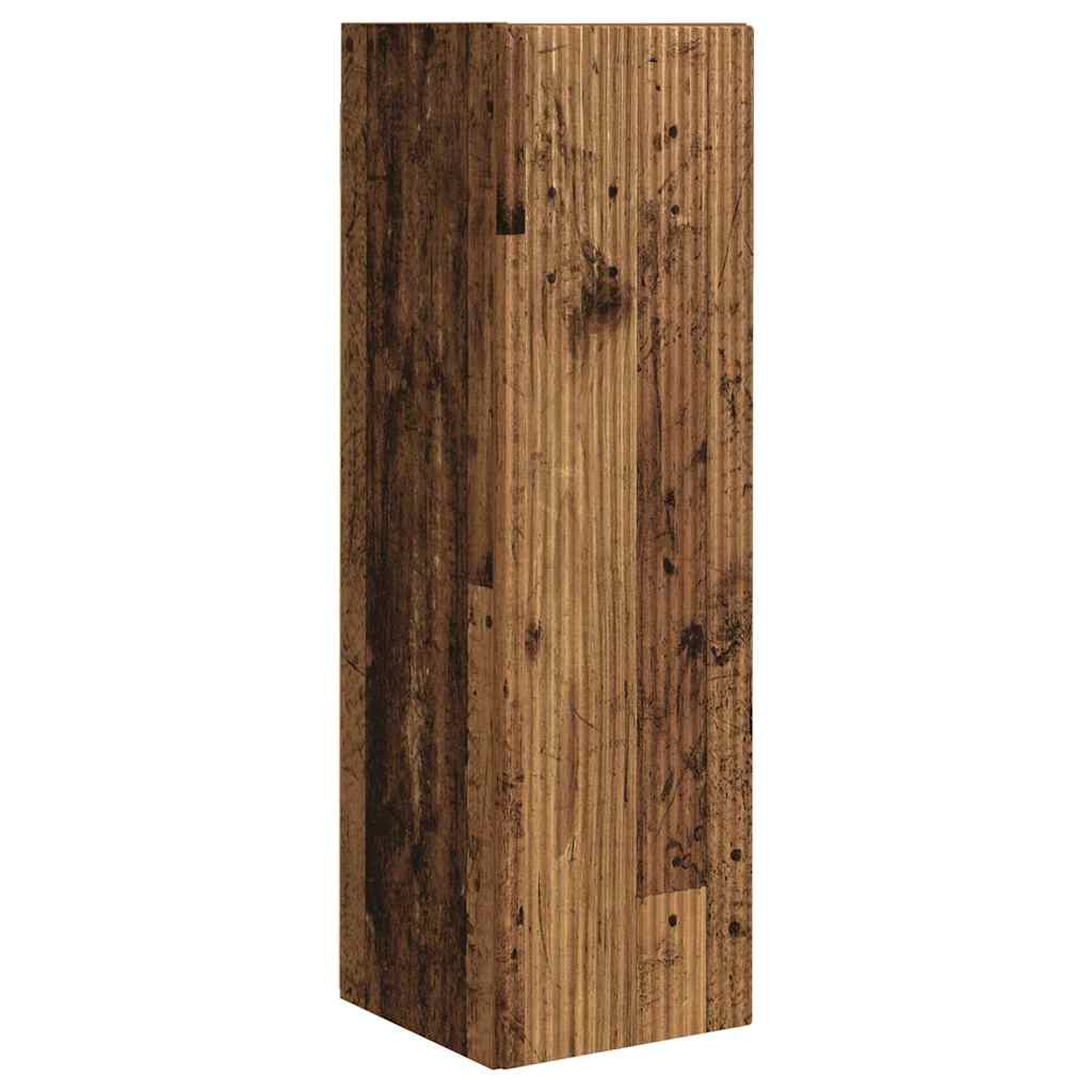 Dulap TV de perete Pe perete 2 pcs Lemn Vechi 30 x 31 x 100 cm — imaginea 6