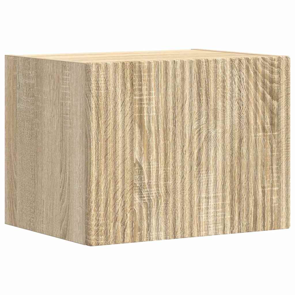 Dulap TV de perete 2 pcs Sonoma 60 x 31 x 29.5 cm Lemn compozit — imaginea 6