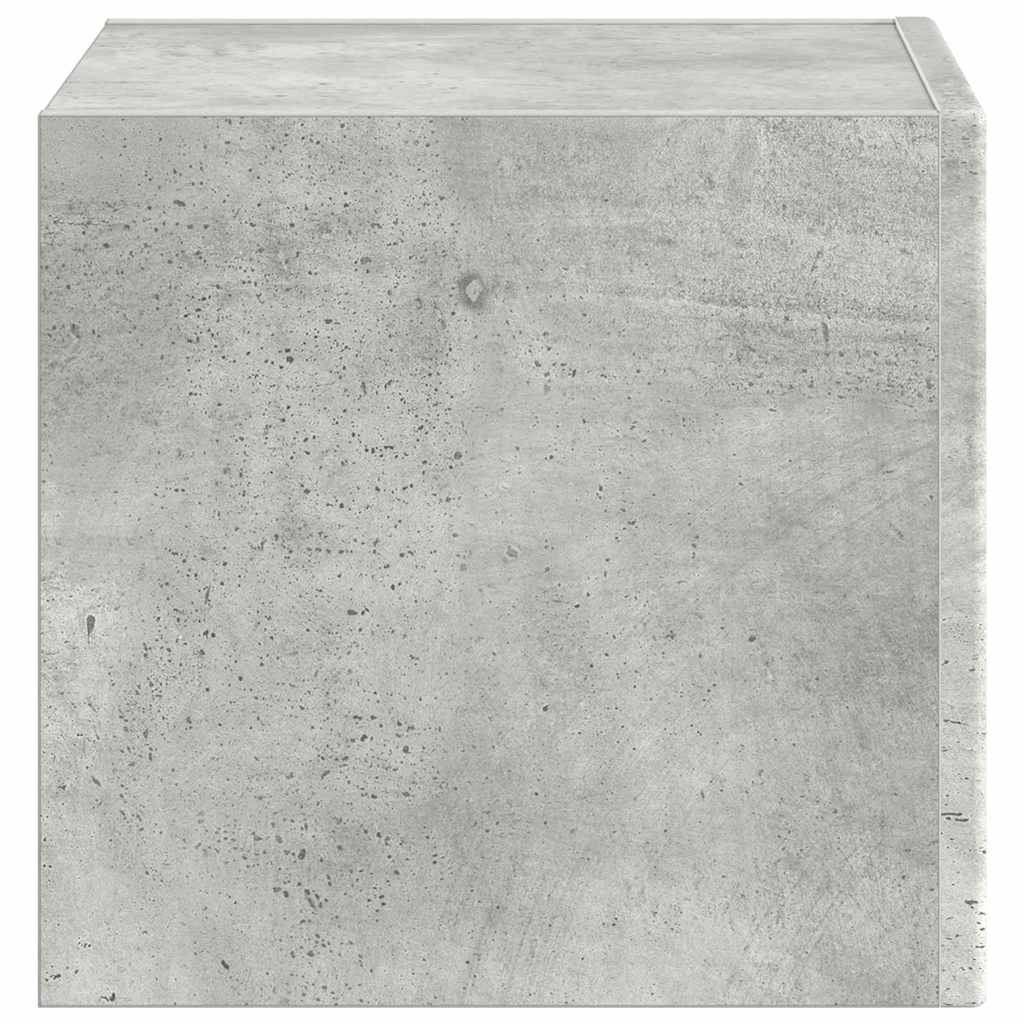 Dulap TV de perete Beton 60 x 31 x 29.5 cm Lemn compozit — imaginea 8
