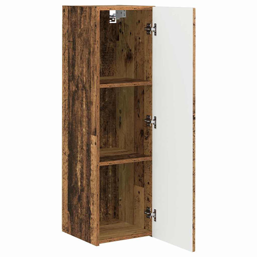 Dulap TV de perete Pe perete 2 pcs Lemn Vechi 30 x 31 x 100 cm — imaginea 7