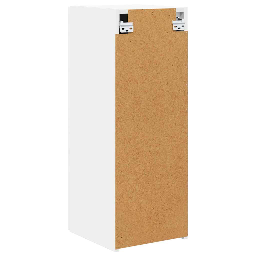 Dulap TV de perete 2 pcs Alb 30 x 31 x 80 cm Lemn compozit — imaginea 10