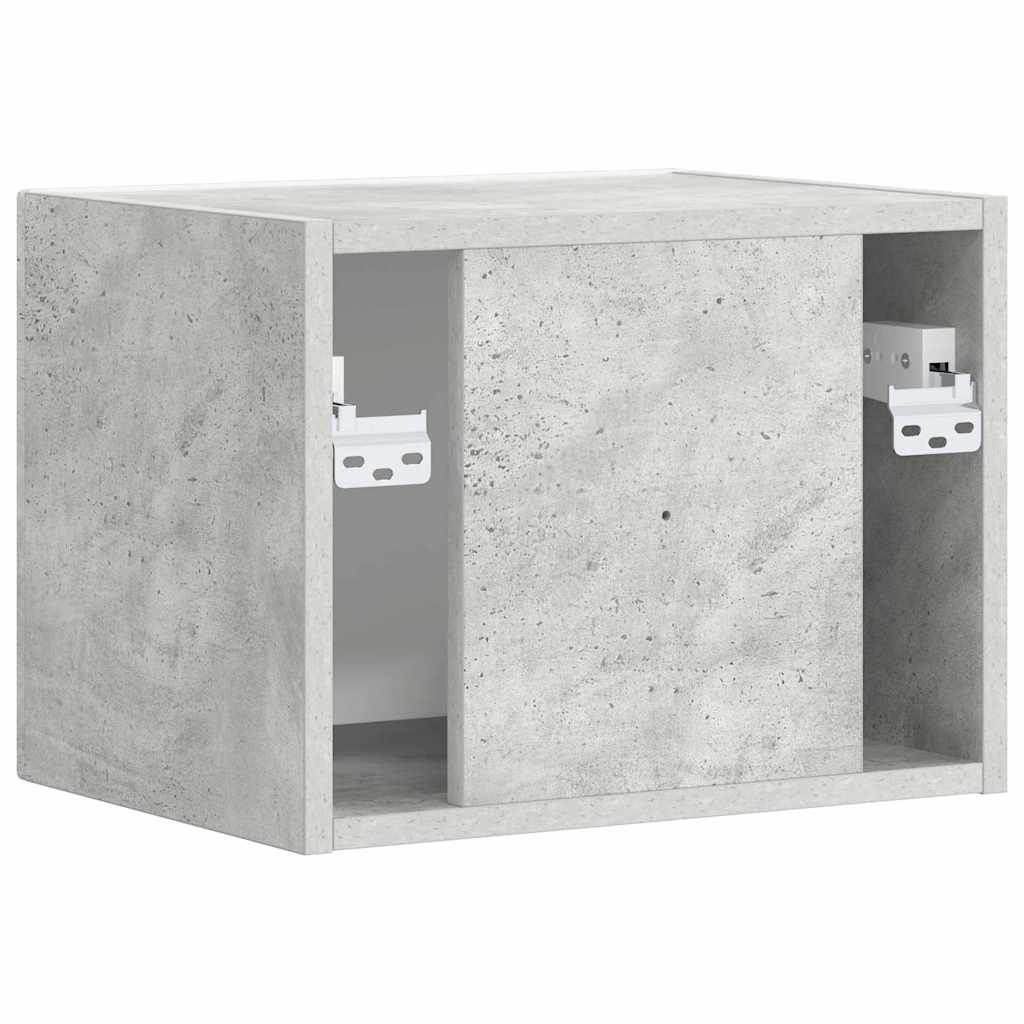Dulap TV de perete Beton 60 x 31 x 29.5 cm Lemn compozit — imaginea 9