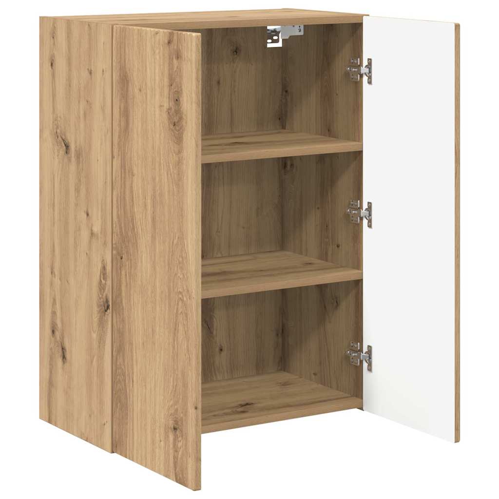 Dulap TV de perete Alb 59,5 x 31 x 60 cm Lemn compozit — imaginea 6