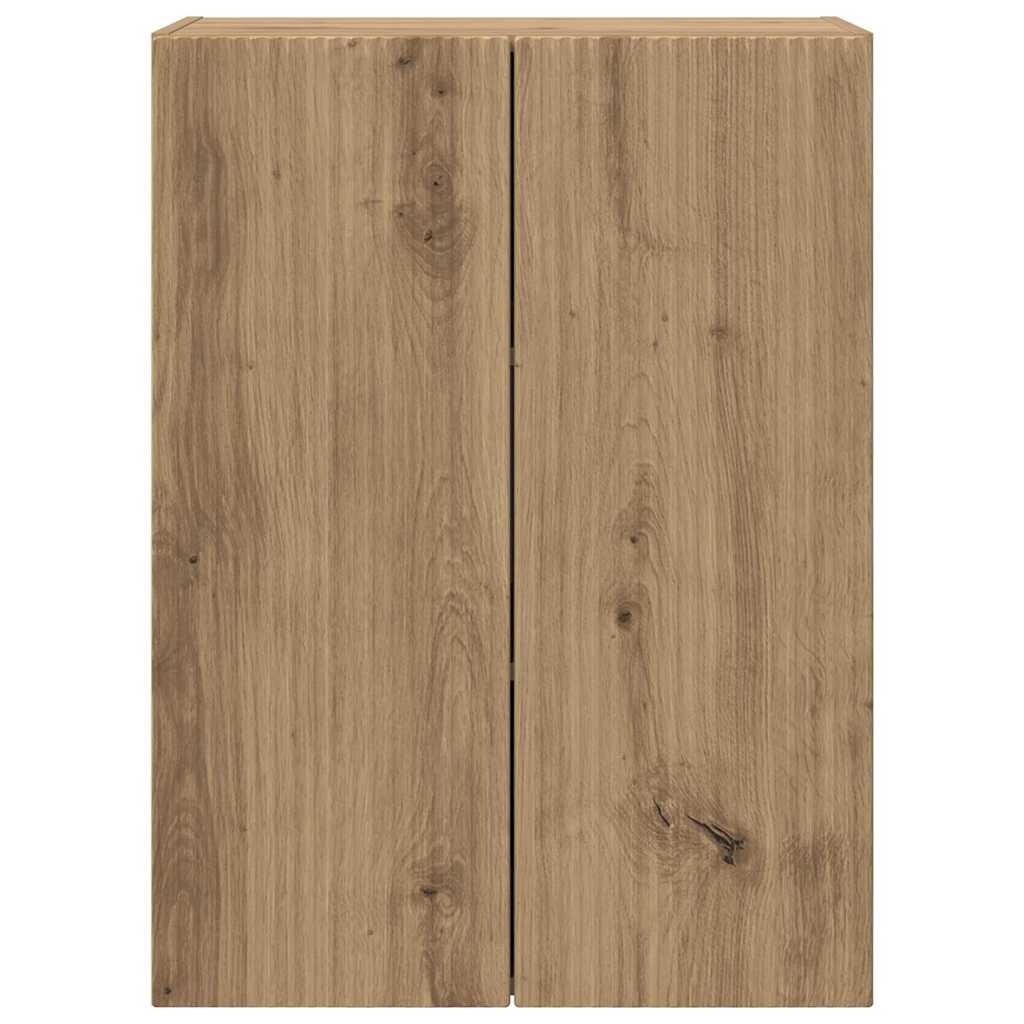 Dulap TV de perete Alb 59,5 x 31 x 60 cm Lemn compozit — imaginea 7