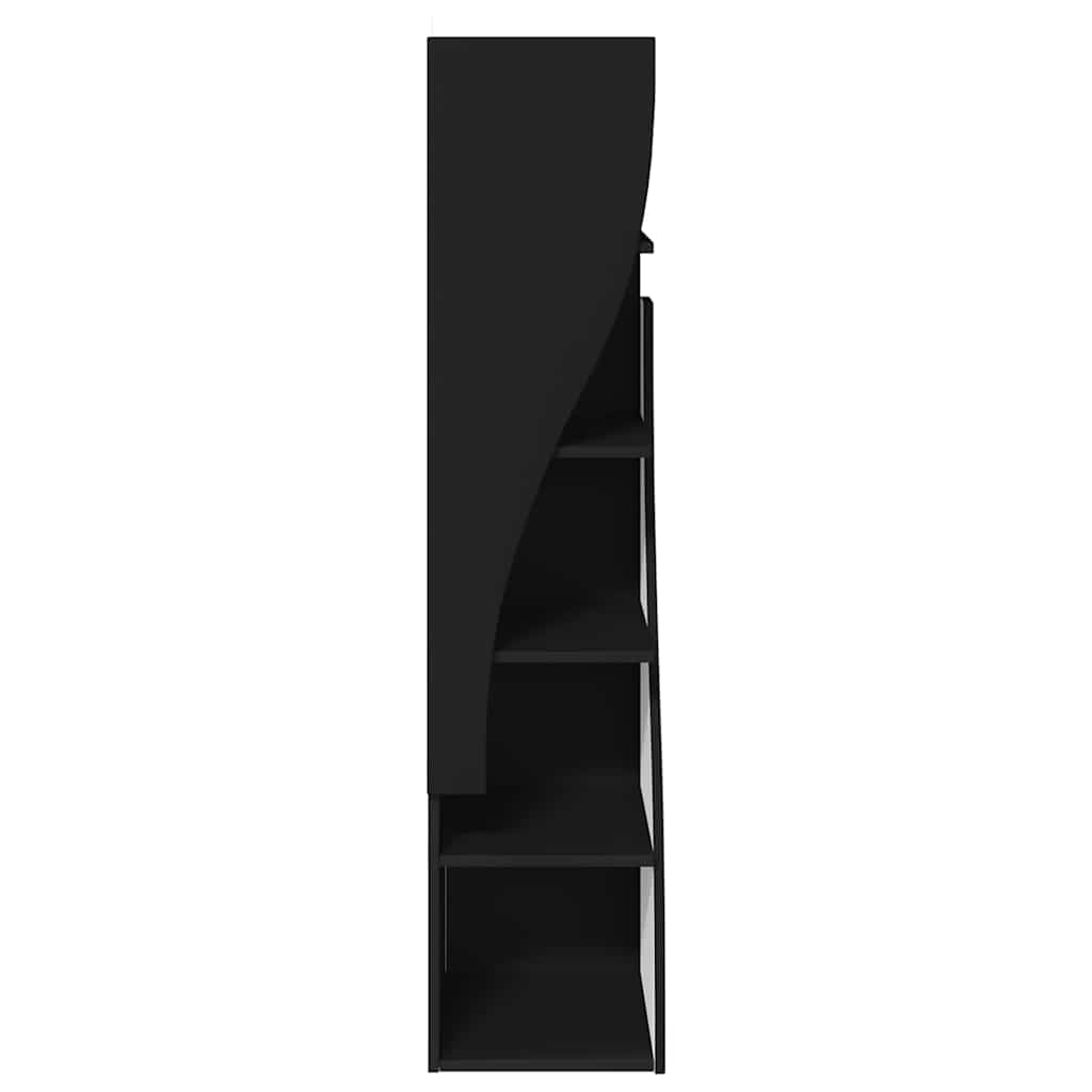 Dulap de colt Alb 32x32x140cm Lemn compozit — imaginea 7