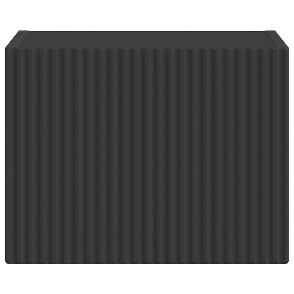 Dulap TV de perete Negru 60 x 31 x 29.5 cm Lemn compozit — imaginea 7