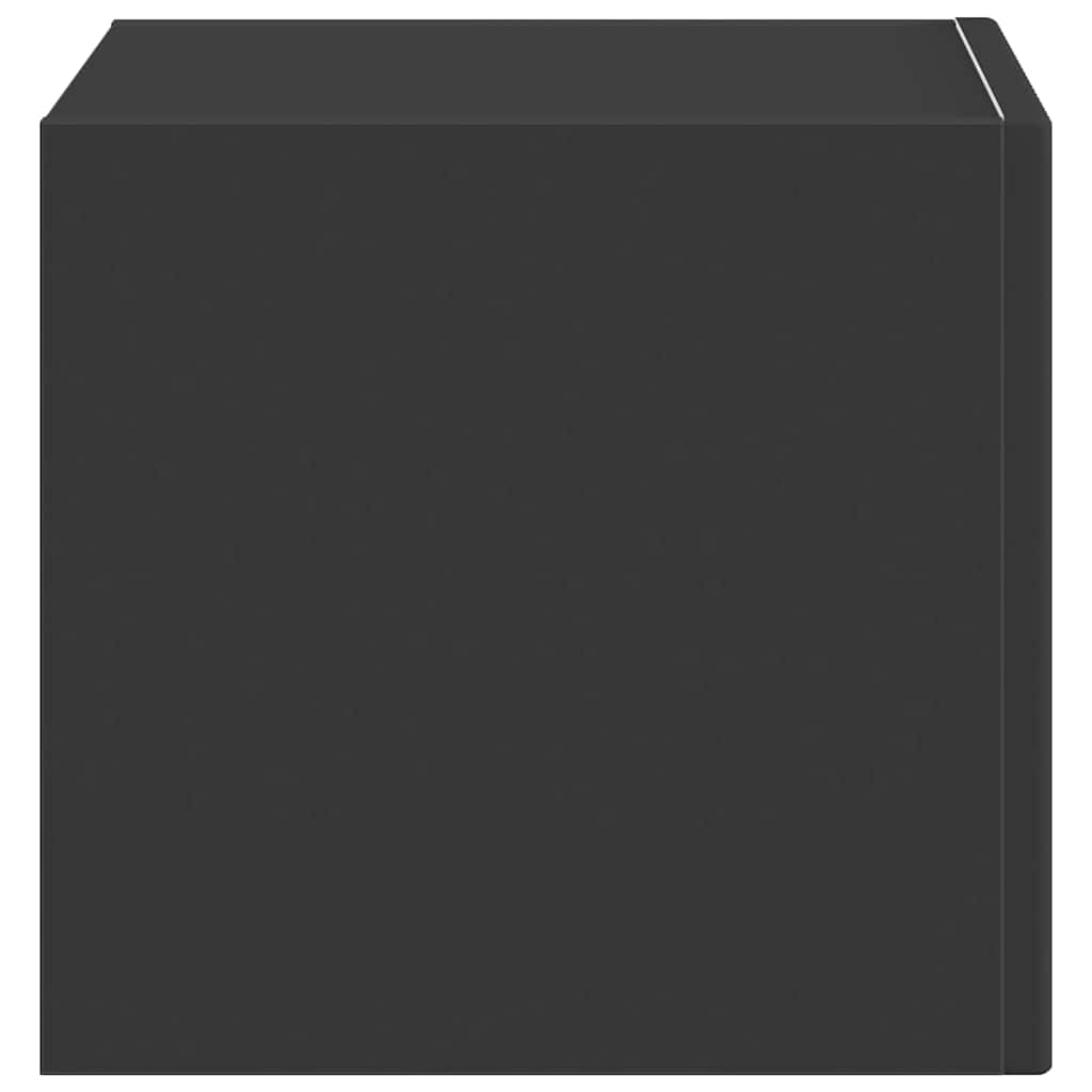 Dulap TV de perete Negru 60 x 31 x 29.5 cm Lemn compozit — imaginea 8