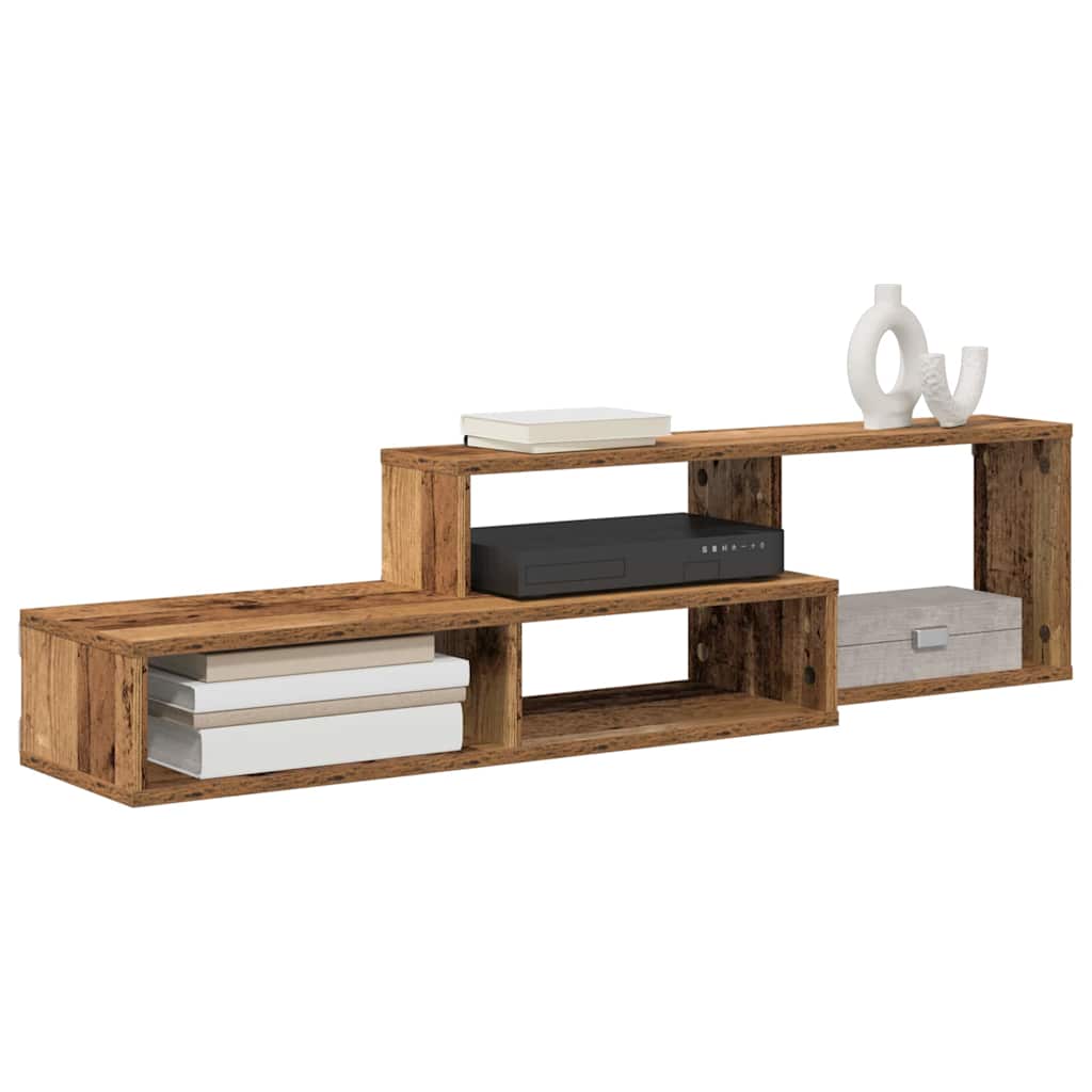 SuportTVdeperete 120x25x28,5cm Lemn compozit — imaginea 4