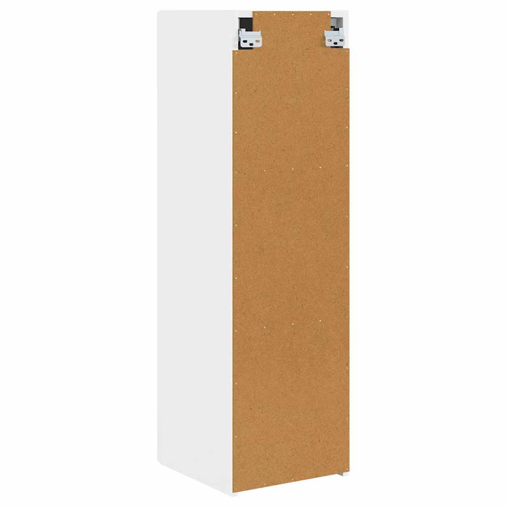 Dulap TV de perete Pe perete Alb 30 x 31 x 100 cm Lemn compozit — imaginea 9