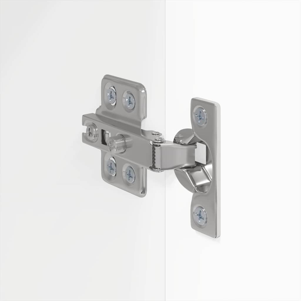 Dulap TV de perete Pe perete 2 pcs Alb Lucios 30 x 31 x 80 cm — imaginea 11