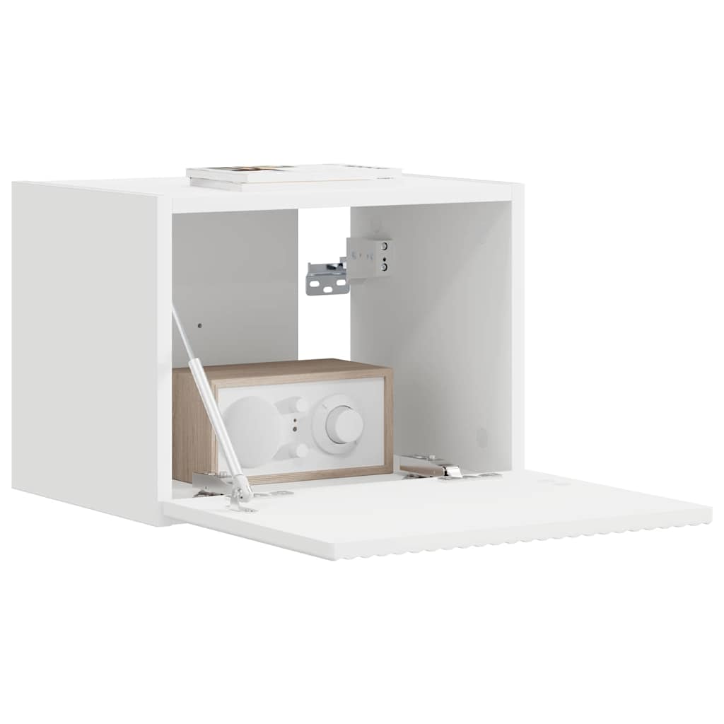 Dulap TV de perete Alb 60 x 31 x 29.5 cm Lemn compozit — imaginea 4