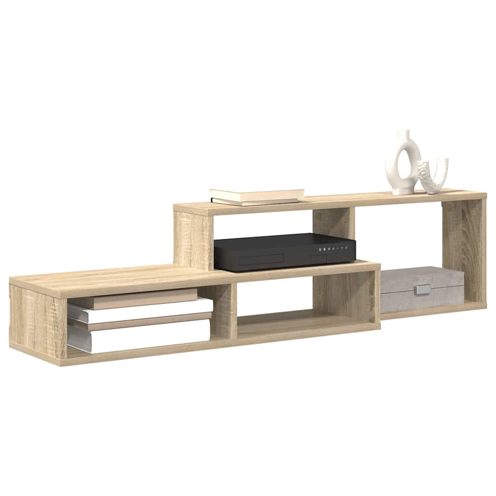 SuportTVdeperete 120x25x28,5cm Lemn compozit — imaginea 4
