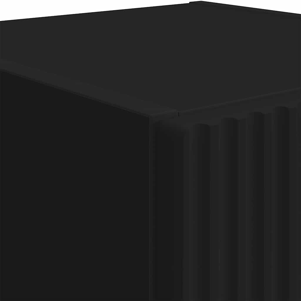 Dulap TV de perete Negru 30 x 31 x 100 cm Lemn compozit — imaginea 10