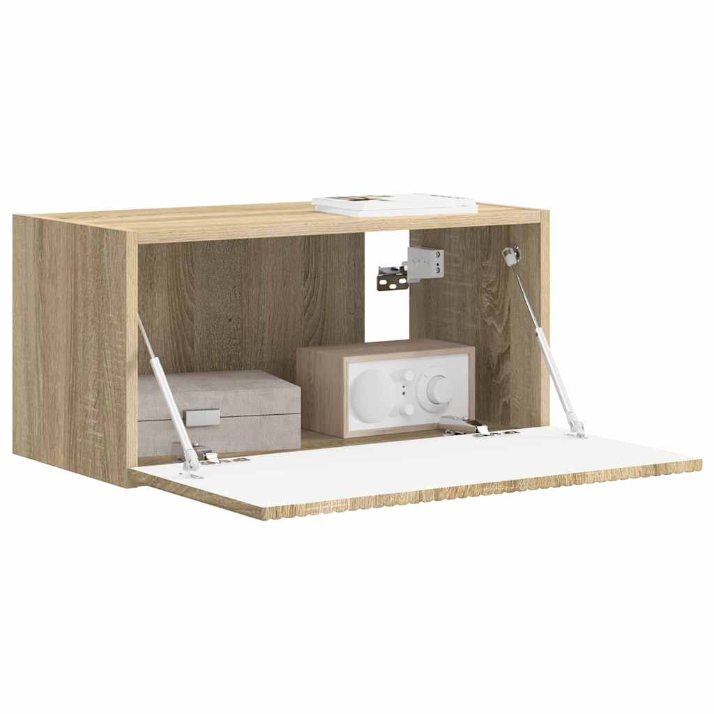 Dulap TV de perete Sonoma 60 x 31 x 29.5 cm Lemn compozit — imaginea 4