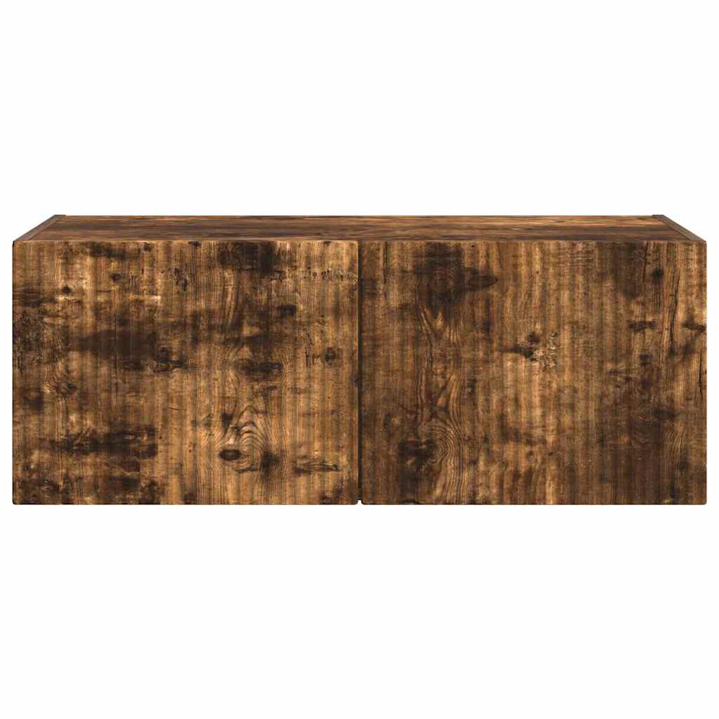 Dulap TV de perete Pe perete Stejar fumuriu 60 x 31 x 29.5 cm — imaginea 7