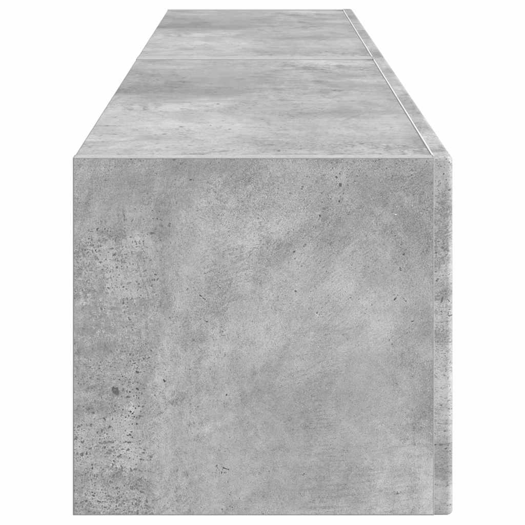 Dulap TV de perete 2 pcs Beton 60 x 31 x 29.5 cm Lemn compozit — imaginea 9