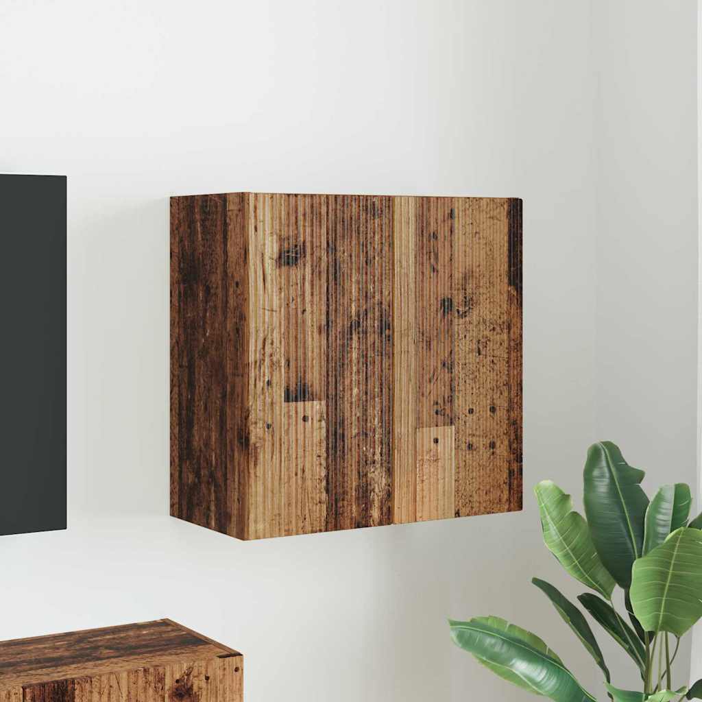 Dulap TV de perete Lemn Vechi 59,5 x 31 x 60 cm Lemn compozit — imaginea 2
