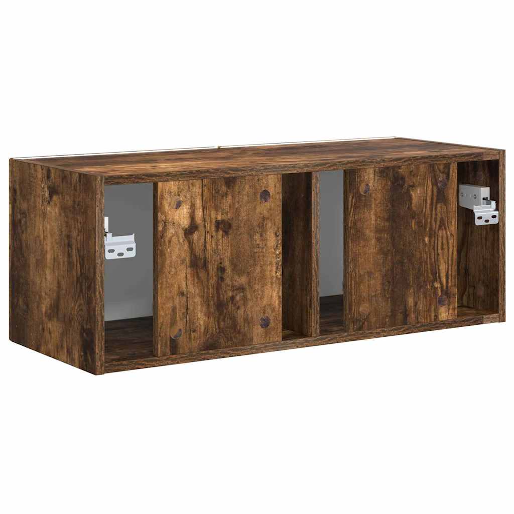 Dulap TV de perete Pe perete Stejar fumuriu 60 x 31 x 29.5 cm — imaginea 9