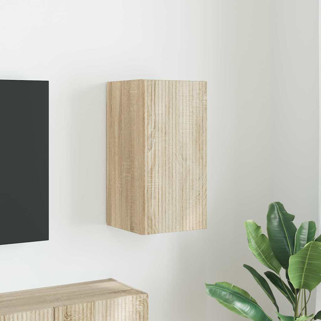 Dulap TV de perete Sonoma 30 x 31 x 60 cm Lemn compozit — imaginea 2