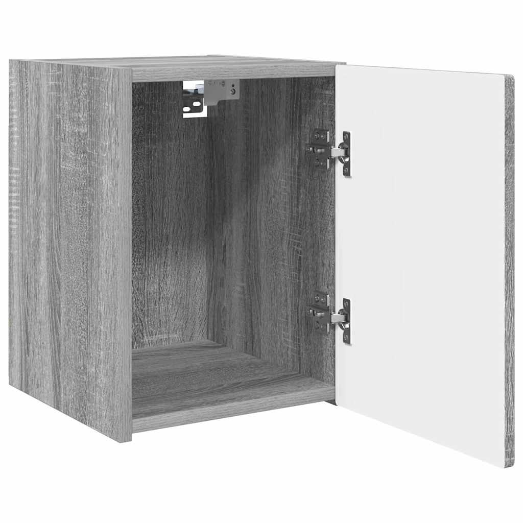 Dulap TV de perete Gri Sonoma 30 x 31 x 40 cm Lemn compozit — imaginea 6