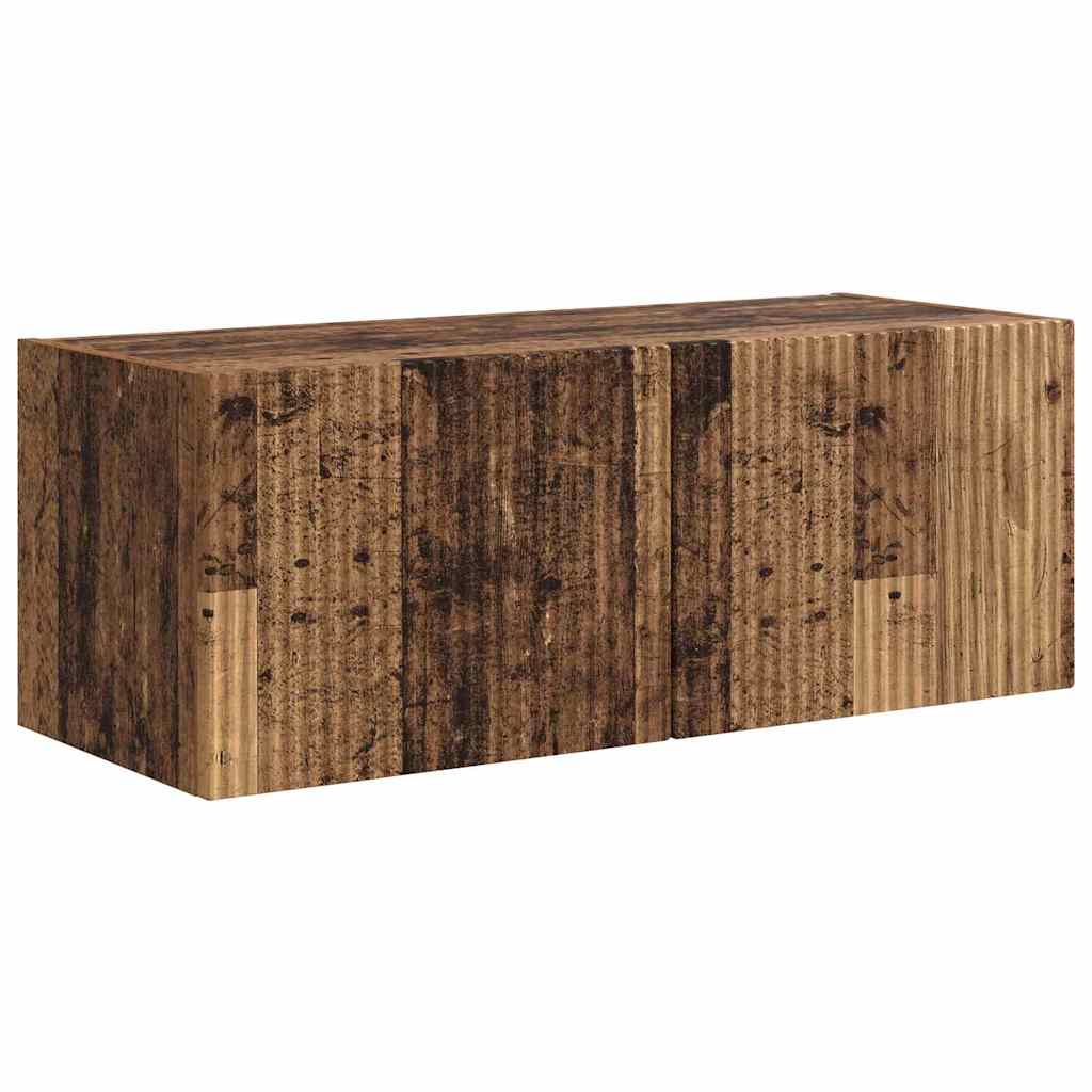 Dulap TV de perete Pe perete 2 pcs Lemn Vechi 60 x 31 x 29.5 cm — imaginea 6