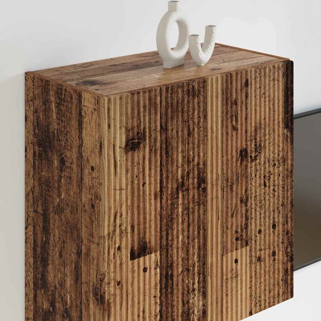 Dulap TV de perete Lemn Vechi 59,5 x 31 x 60 cm Lemn compozit — imaginea 5