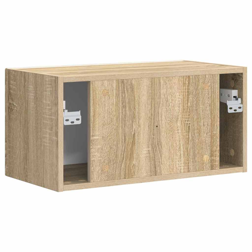 Dulap TV de perete Sonoma 60 x 31 x 29.5 cm Lemn compozit — imaginea 9