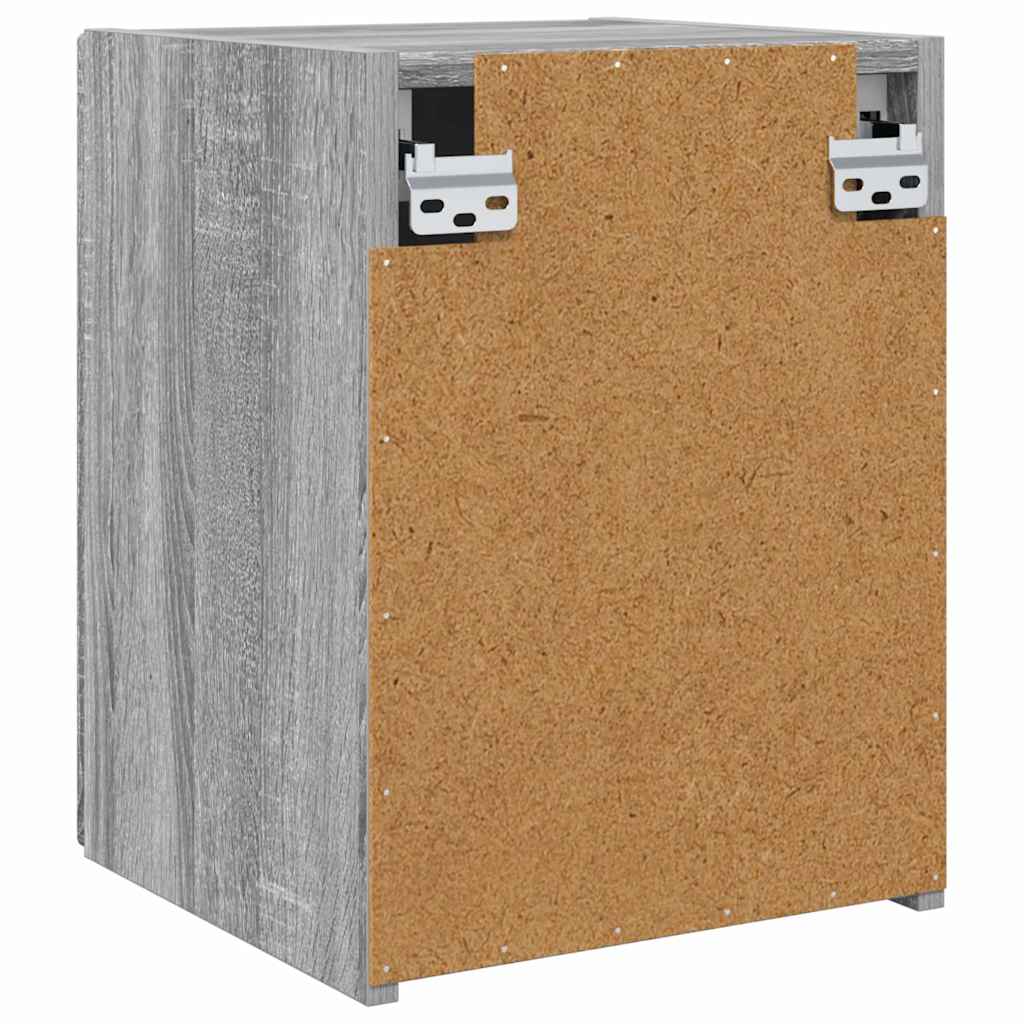 Dulap TV de perete Gri Sonoma 30 x 31 x 40 cm Lemn compozit — imaginea 9