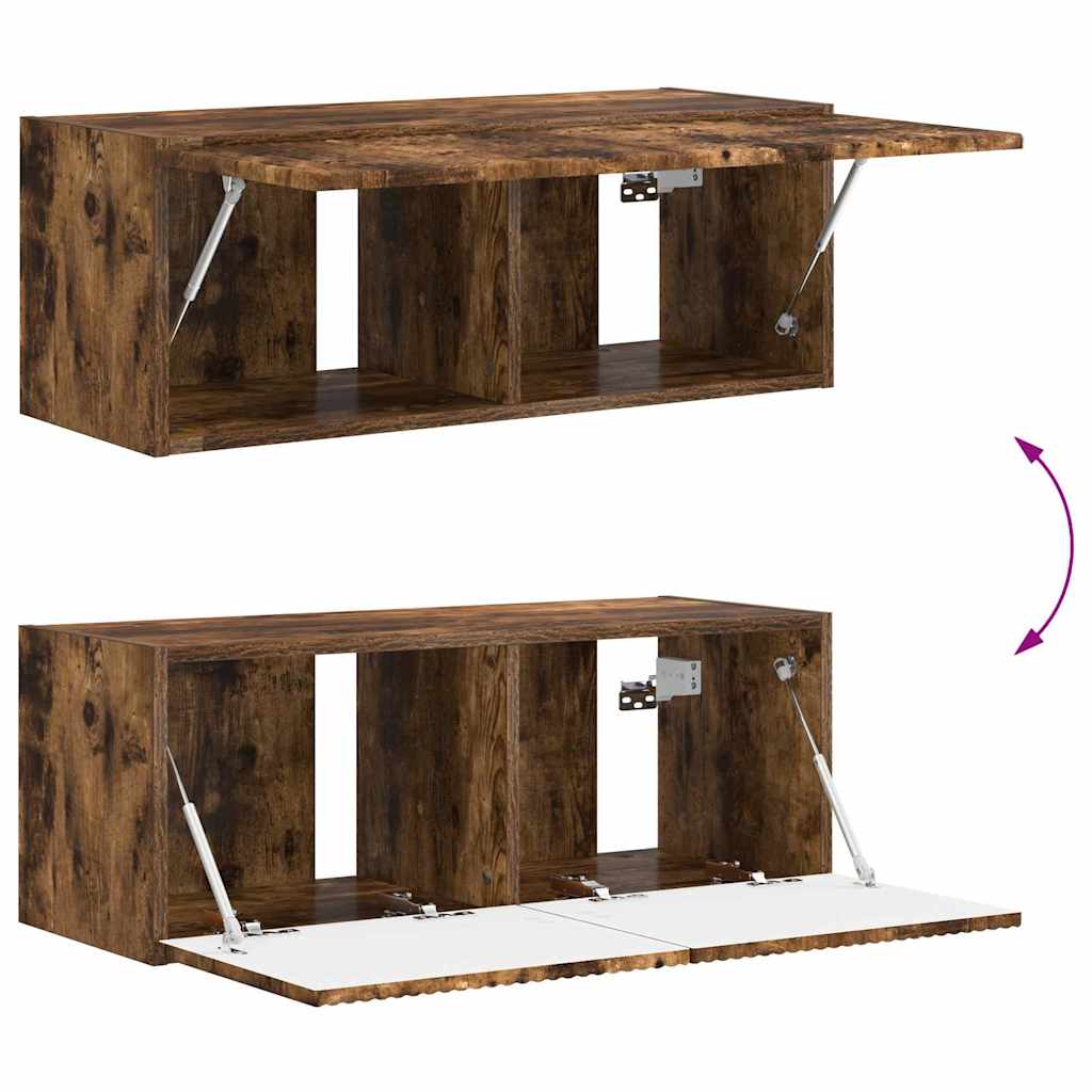 Dulap TV de perete Pe perete Stejar fumuriu 60 x 31 x 29.5 cm — imaginea 12