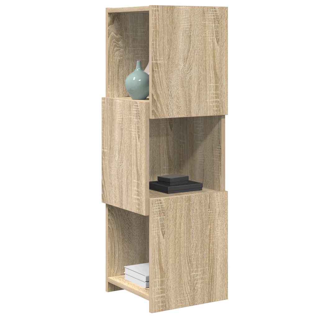 Dulap de colt Alb 30,5x30x95cm Lemn compozit — imaginea 4
