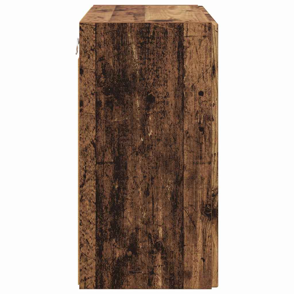 Dulap TV de perete Lemn Vechi 59,5 x 31 x 60 cm Lemn compozit — imaginea 8